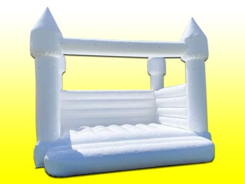 All-white Bridal Bounce Castle